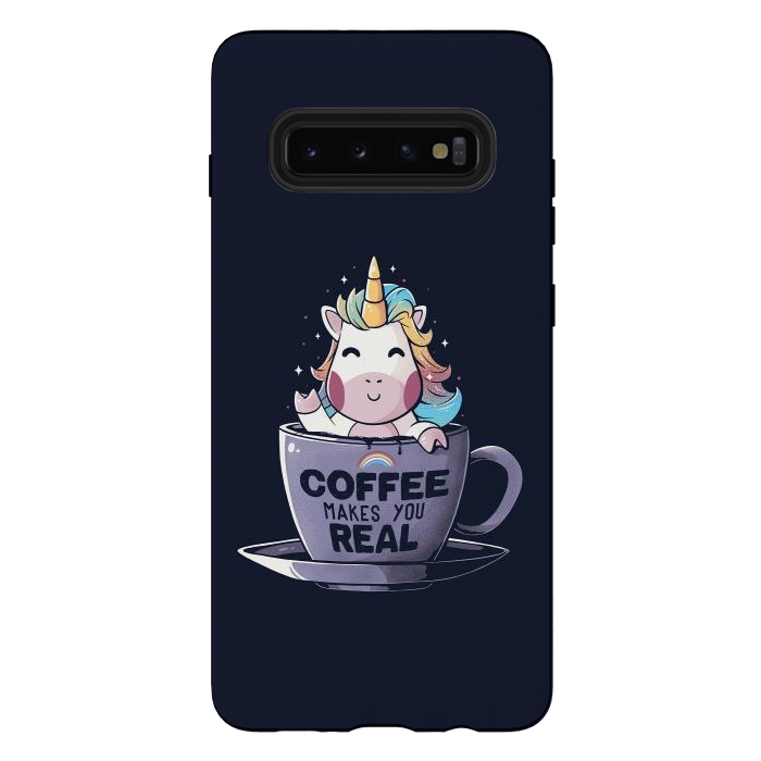 Galaxy S10 plus StrongFit Coffee Makes You Real by eduely