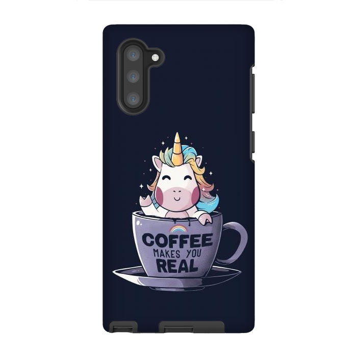 Galaxy Note 10 StrongFit Coffee Makes You Real by eduely