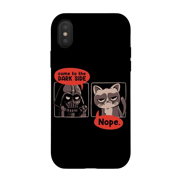 iPhone Xs / X StrongFit Come to the Dark Side - NOPE by eduely