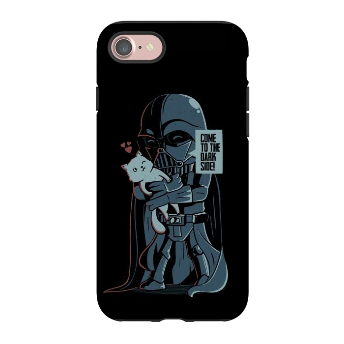 iPhone 7 StrongFit Come to the Dark Side - Cute Cat by eduely