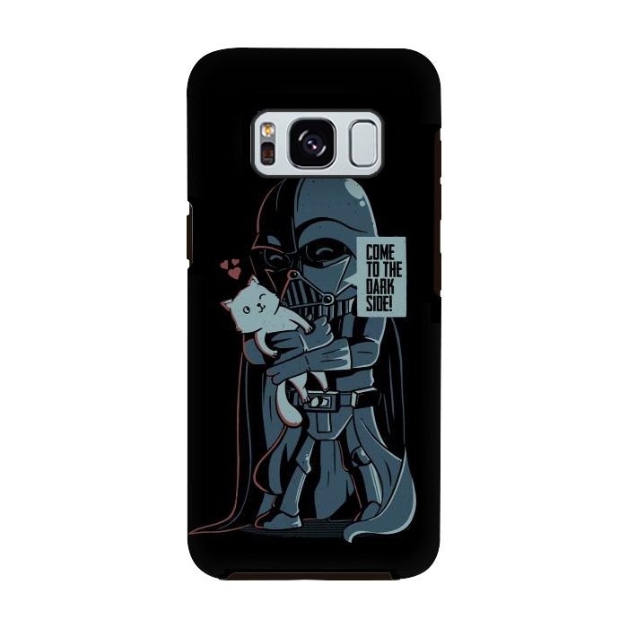 Galaxy S8 StrongFit Come to the Dark Side - Cute Cat by eduely