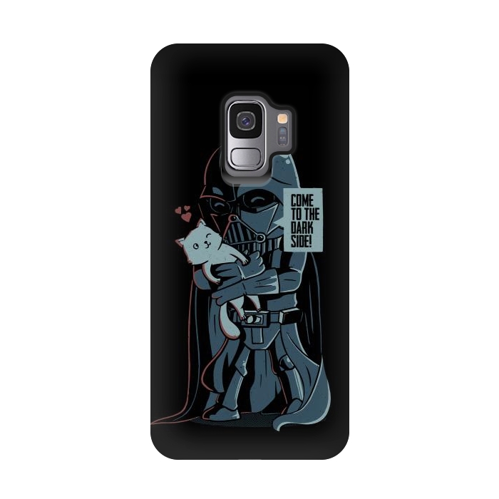 Galaxy S9 StrongFit Come to the Dark Side - Cute Cat by eduely