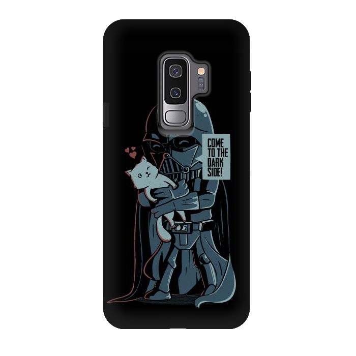 Galaxy S9 plus StrongFit Come to the Dark Side - Cute Cat by eduely