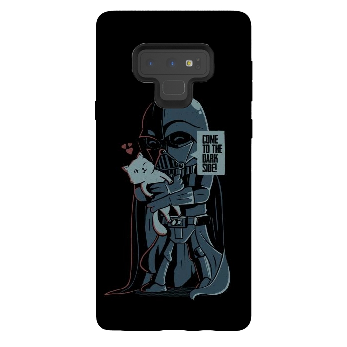 Galaxy Note 9 StrongFit Come to the Dark Side - Cute Cat by eduely