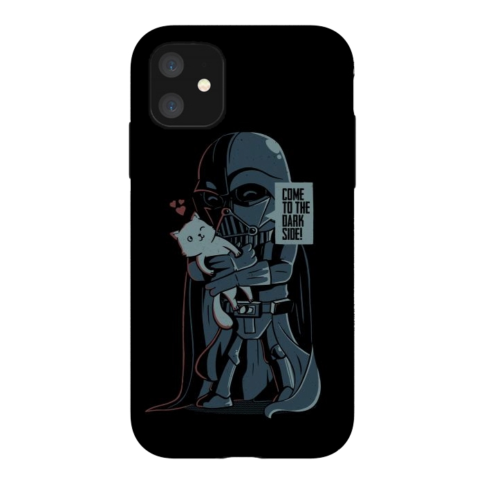 iPhone 11 StrongFit Come to the Dark Side - Cute Cat by eduely