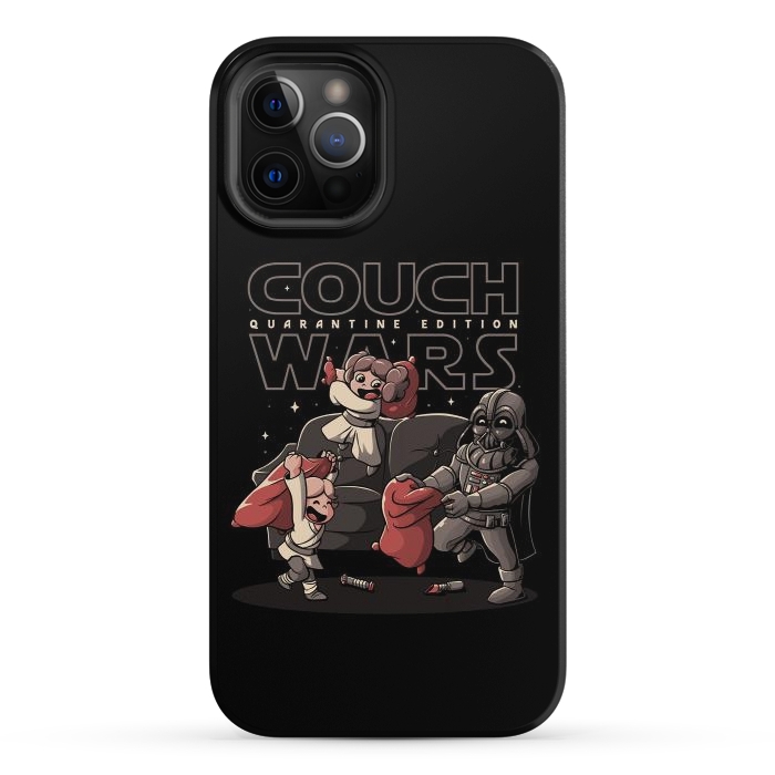 iPhone 12 Pro StrongFit Couch Wars by eduely