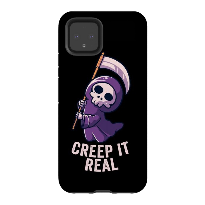 Pixel 4 StrongFit Creep It Real - Skull by eduely