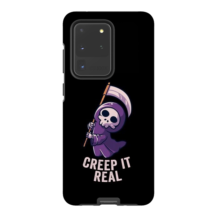 Galaxy S20 Ultra StrongFit Creep It Real - Skull by eduely