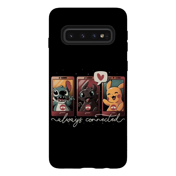 Galaxy S10 StrongFit Cute Connection by eduely