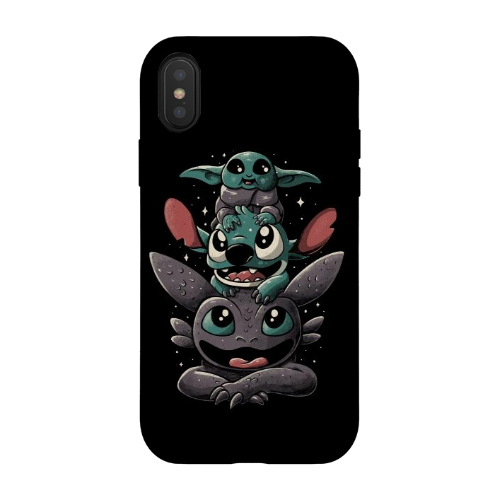 iPhone Xs / X StrongFit Cuteness Tower by eduely