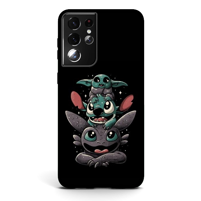 Galaxy S21 ultra StrongFit Cuteness Tower by eduely