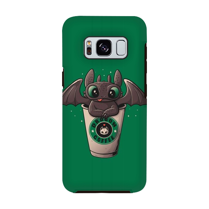 Galaxy S8 StrongFit Dragon Coffee by eduely