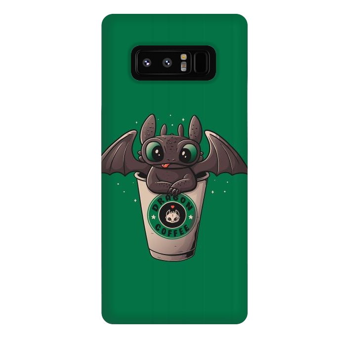 Galaxy Note 8 StrongFit Dragon Coffee by eduely