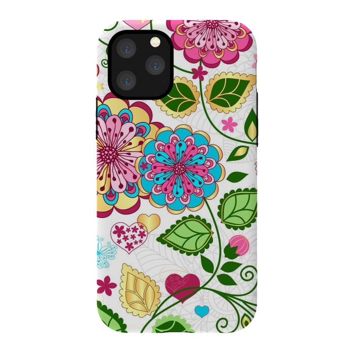 iPhone 11 Pro StrongFit Design Floral Pattern by ArtsCase