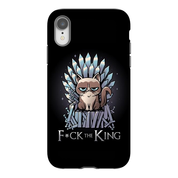 iPhone Xr StrongFit F*ck the King by eduely