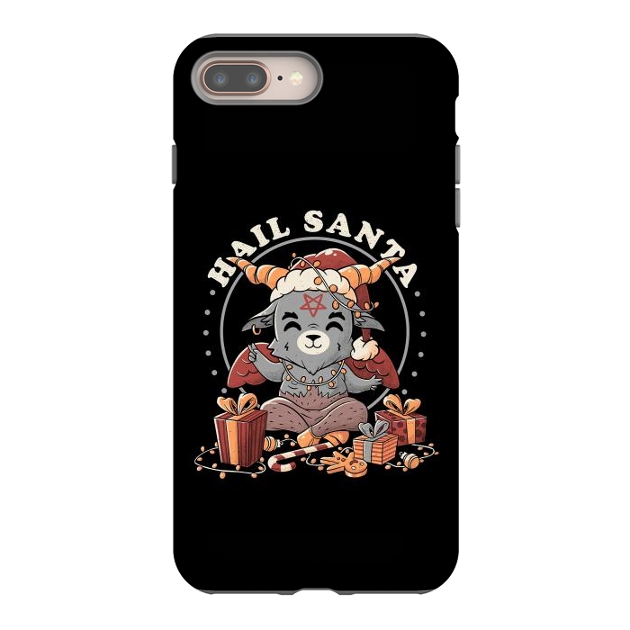 iPhone 7 plus StrongFit Hail Santa by eduely