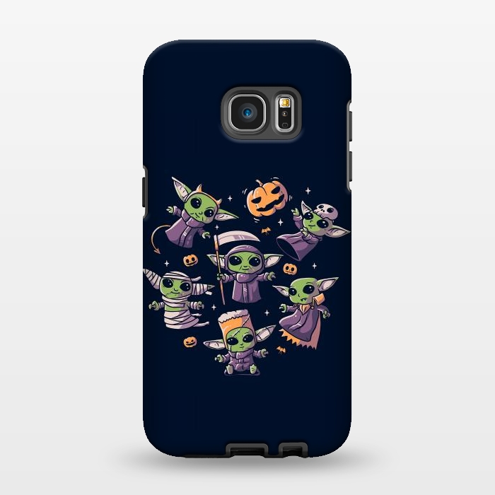 Galaxy S7 EDGE StrongFit Halloween Babys by eduely