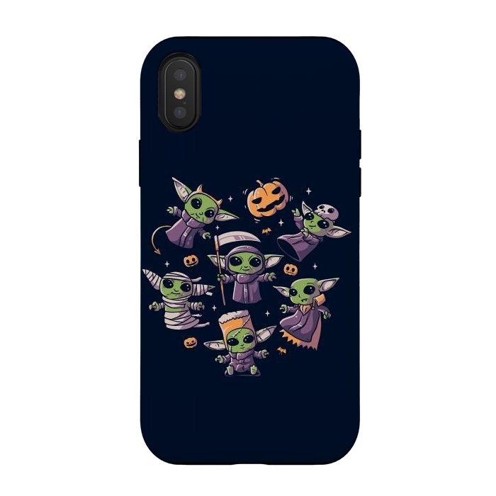 iPhone Xs / X StrongFit Halloween Babys by eduely