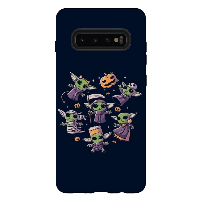 Galaxy S10 plus StrongFit Halloween Babys by eduely