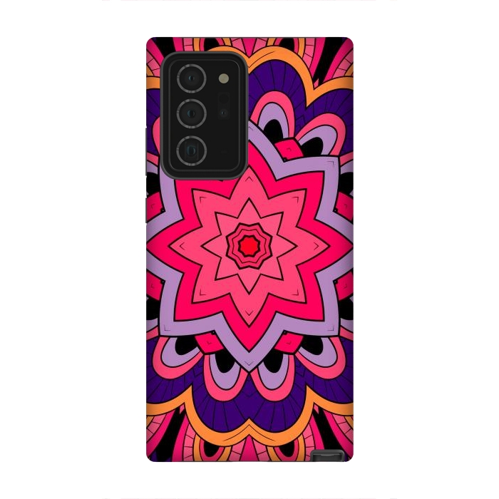 Galaxy Note 20 Ultra StrongFit Mandala Pattern Purple by ArtsCase