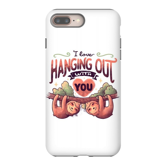 iPhone 7 plus StrongFit Hanging With You by eduely