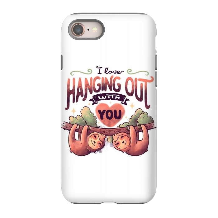 iPhone 8 StrongFit Hanging With You by eduely