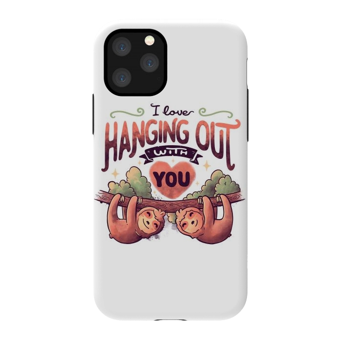 iPhone 11 Pro StrongFit Hanging With You by eduely