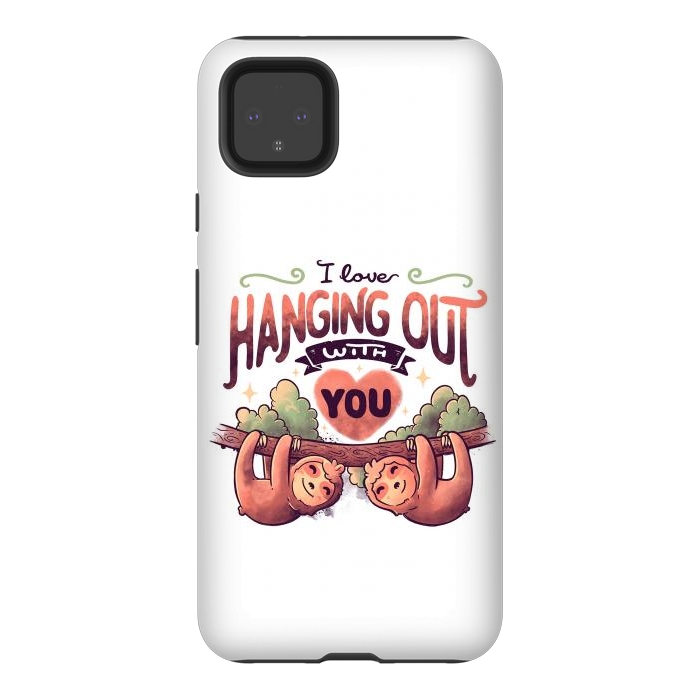 Pixel 4XL StrongFit Hanging With You by eduely