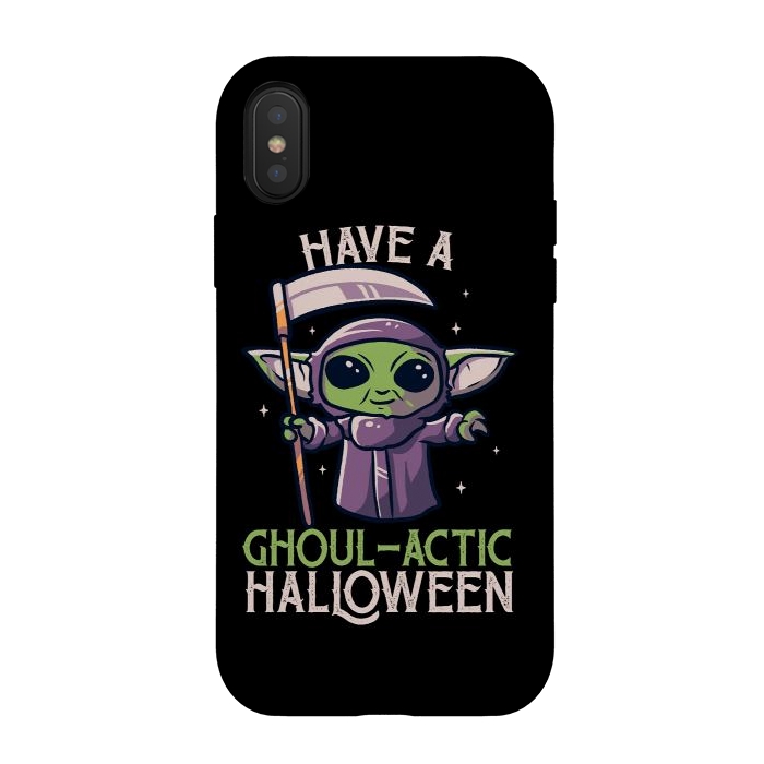 iPhone Xs / X StrongFit Have A Ghoul-Actic Halloween  by eduely
