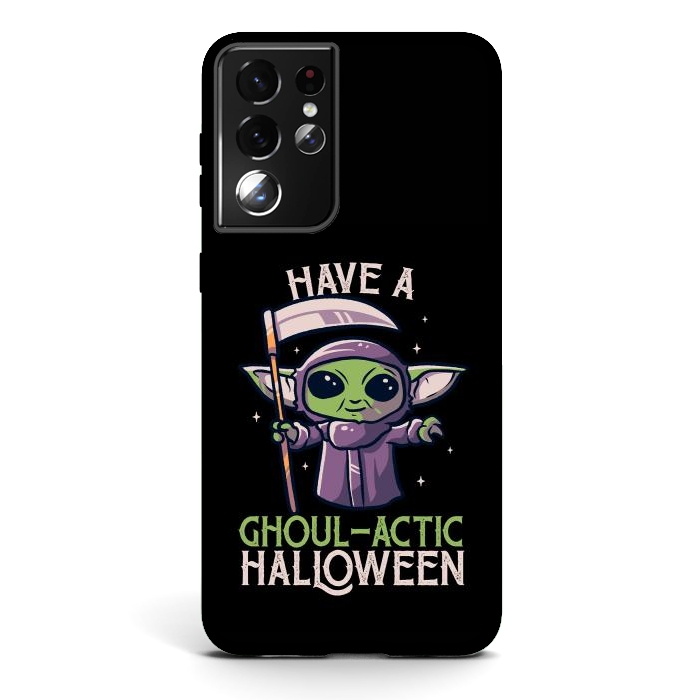 Galaxy S21 ultra StrongFit Have A Ghoul-Actic Halloween  by eduely