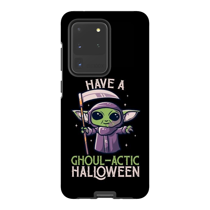 Galaxy S20 Ultra StrongFit Have A Ghoul-Actic Halloween  by eduely