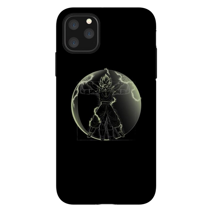 iPhone 11 Pro Max StrongFit Vitruvian Saiyan Goku by Samiel Art