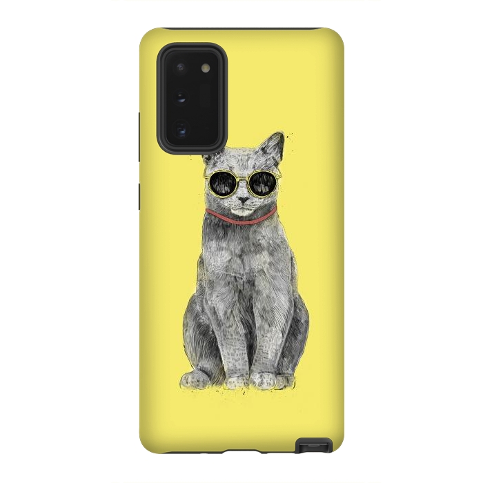 Galaxy Note 20 StrongFit Summer Cat by Balazs Solti