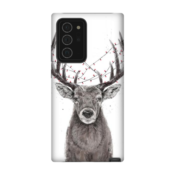 Galaxy Note 20 Ultra StrongFit Xmas deer II by Balazs Solti
