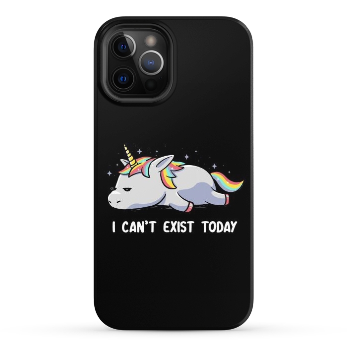 iPhone 12 Pro StrongFit I Can't Exist Today by eduely