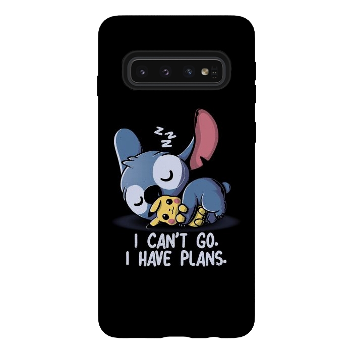 Galaxy S10 StrongFit I Can't Go I Have Plans by eduely