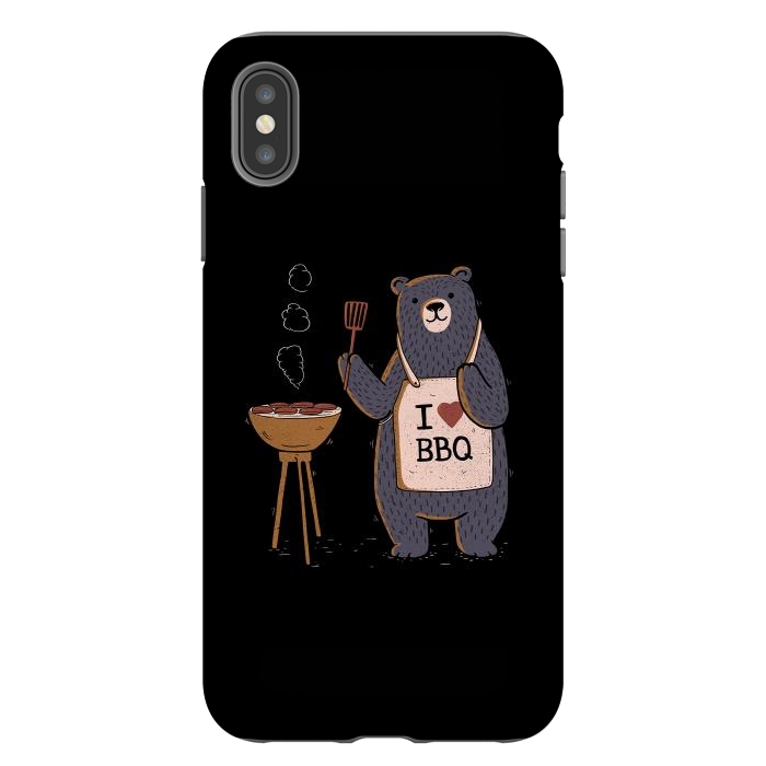 iPhone Xs Max StrongFit I Love BBQ- by eduely