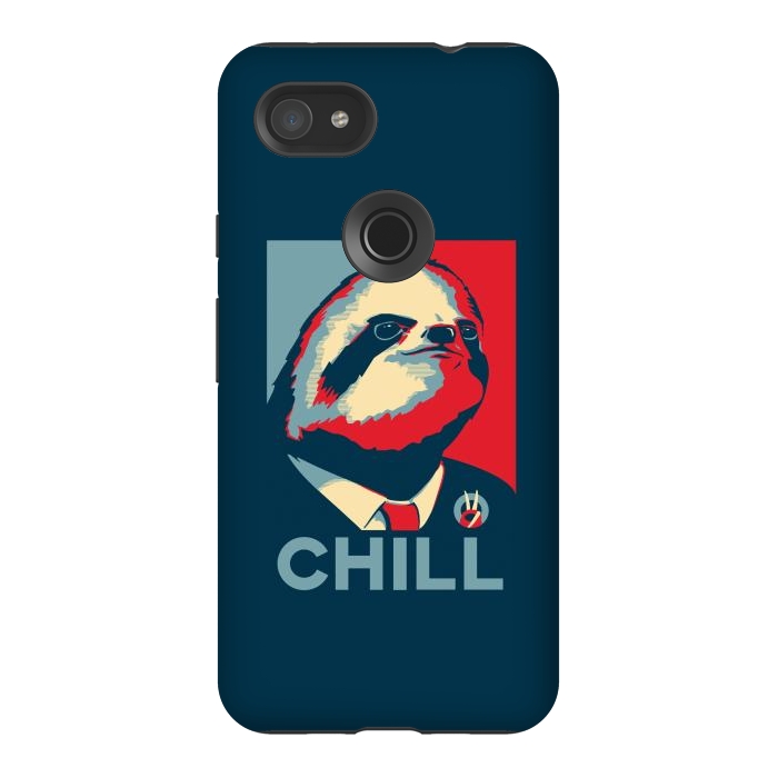 Pixel 3AXL StrongFit Sloth For President by Grant Stephen Shepley