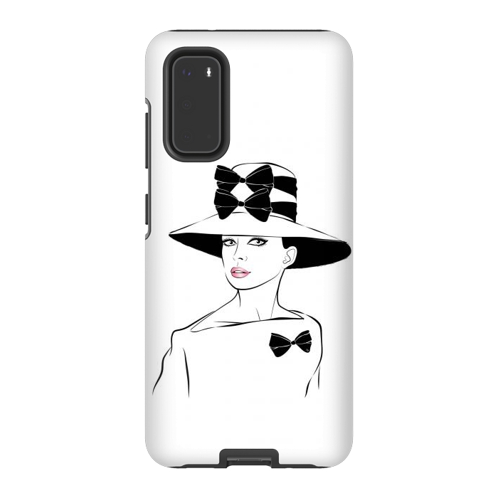 Galaxy S20 StrongFit Elegant Lady Audrey by Martina