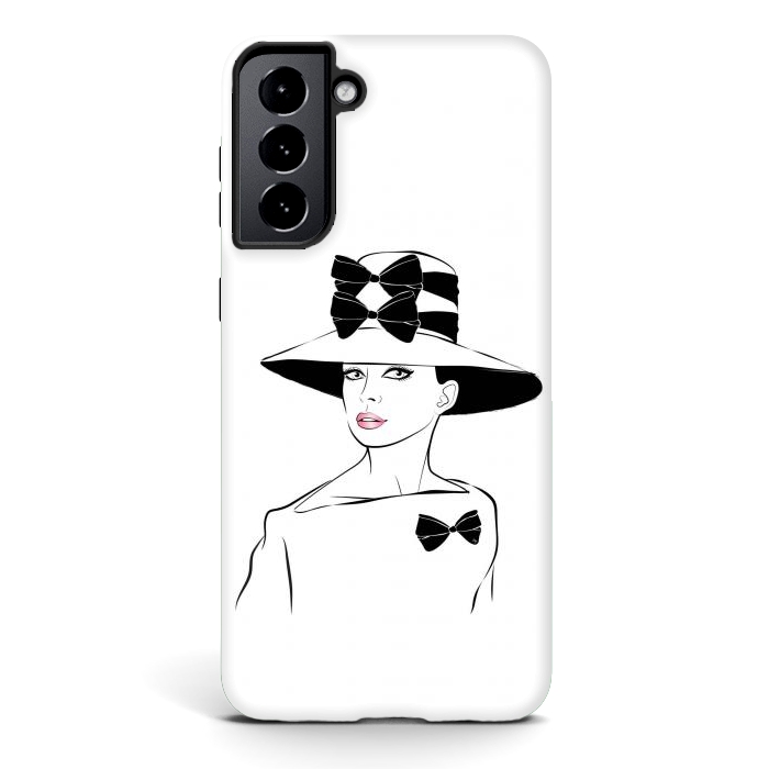 Galaxy S21 StrongFit Elegant Lady Audrey by Martina