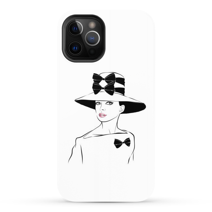 iPhone 12 Pro Max StrongFit Elegant Lady Audrey by Martina