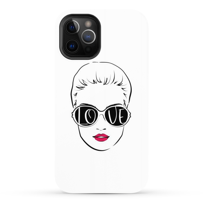 iPhone 12 Pro Max StrongFit Love Sunglasses by Martina