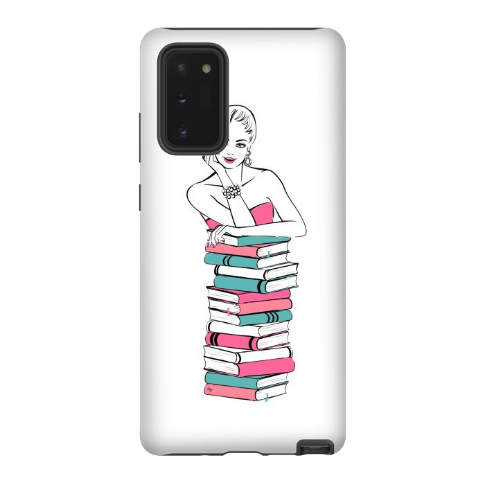 Galaxy Note 20 StrongFit Lady Bookworm by Martina