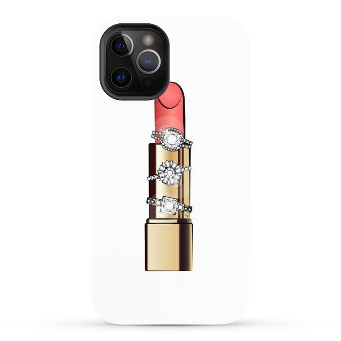 iPhone 12 Pro Max StrongFit Diamond ring Lipstick by Martina