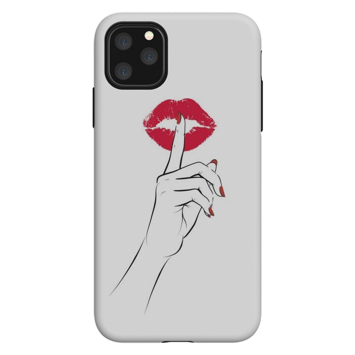 iPhone 11 Pro Max StrongFit Red Lips Secret by Martina