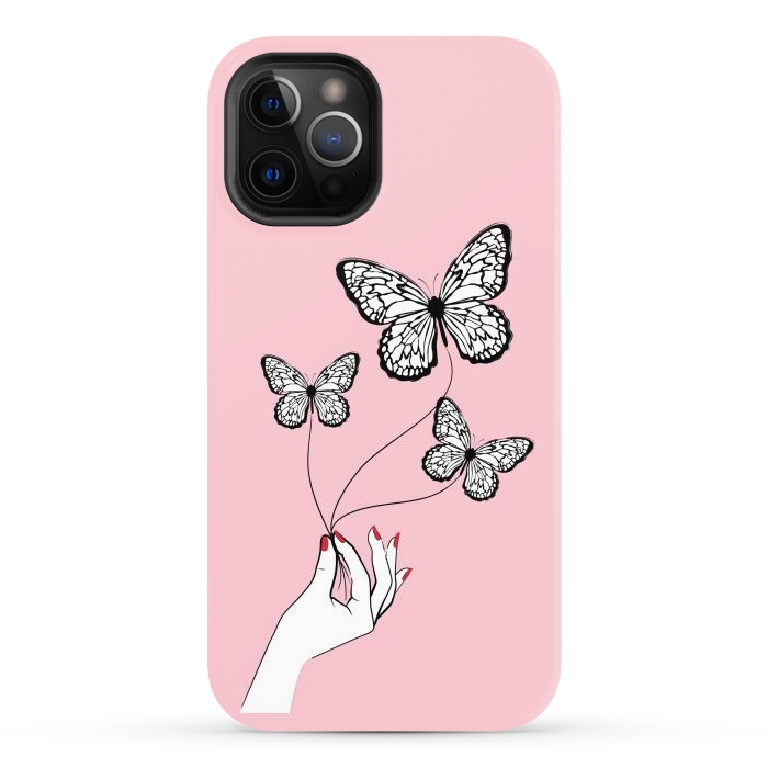 iPhone 12 Pro Max StrongFit Butterfly Game by Martina