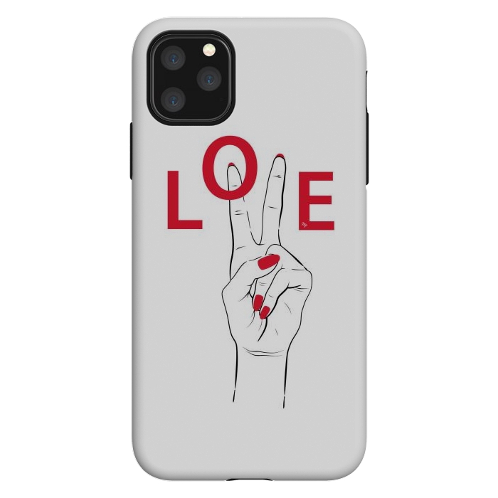 iPhone 11 Pro Max StrongFit Love Hand by Martina