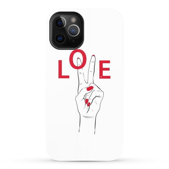 iPhone 12 Pro Max StrongFit Love Hand by Martina