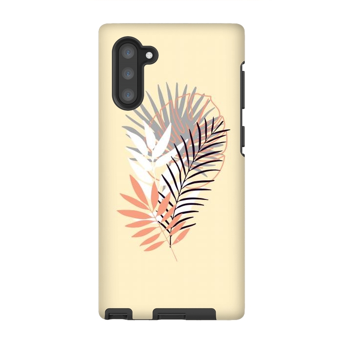 Galaxy Note 10 StrongFit Yellow leaves by Martina