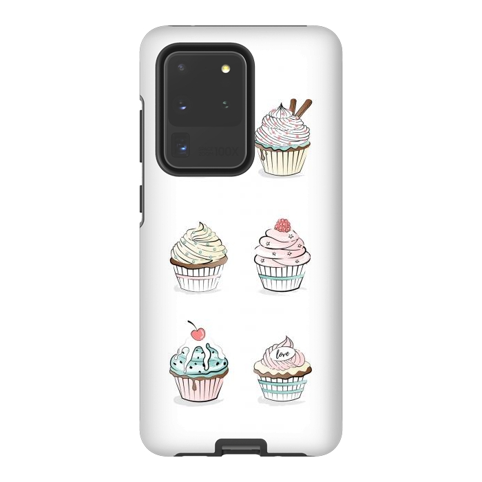 Galaxy S20 Ultra StrongFit Sweet Cupcakes by Martina
